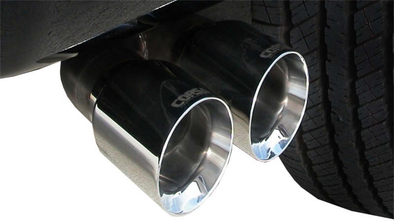 Chevrolet Avalanche Performance Exhaust - CORSA Performance - Sport Cat-Back, Single Side Exit, Twin Polished Pro-Series Tips - Polished - `02-`06